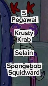 5 Other Krusty Krab Employees #spongebob #spongebobsquarepants #krustykrab #bikinibottom #mrkrabs