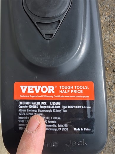 Vevor Universal Electric Trailer Jack Review