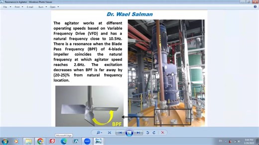 Agitator Resonance Phenomenon جزء من كورس الـ Vibration Analysis لو حابب تفهم أكتر في مجموعة هتبدأ يوم 31/8 ولسه باب الحجز مفتوح | VibSolutions