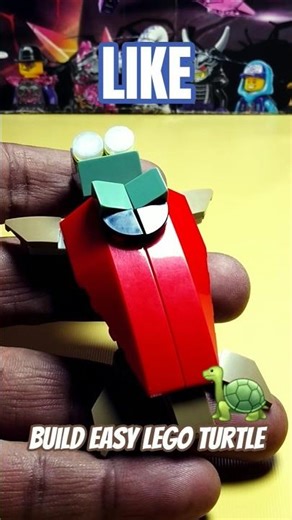 Build Easy LEGO Turtle 🐢 #lego #shorts #animals #turles #tortoise #ninjaturtles