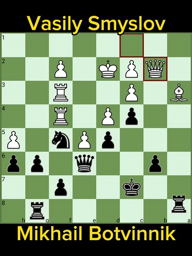 Botvinnik's Greatest Chess Game V1 | Smyslov vs Botvinnik (1941) USSR Absolute Championship (1941), Leningrad-Moscow URS, Vasily Smyslov vs Mikhail Botvinnik, French Defense: Winawer. Positional Variation 0-1 #Botvinnik #ChessLegends #GreatestChessGames #GrandmasterMoves #richsearcher #richsearcherhub #fblifestyle | Rich Searcher
