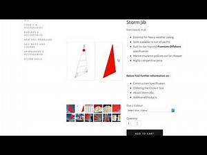 Storm Jib and Gale Sail - Rolly Tasker Sails