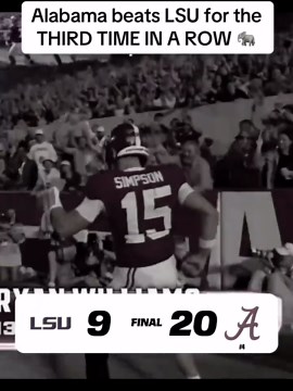 #alabama #lsu #collegefootball #cfb #espnsocial | alabama vs lsu