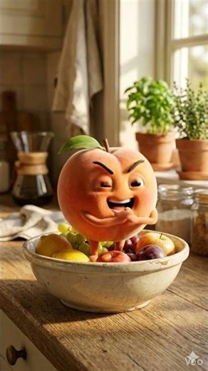 🍑Peach speaking a song what❓❓🍑 #funny #viral #memes #cartoon #3danimation