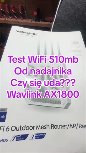 Test WiFi 510mb - Outdoor Speed Test with Wavlink Router