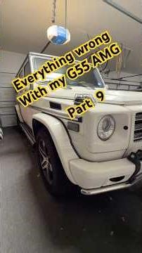 Part 9 of All the Problems with my 2010 G55 New Starter #mercedes #carproblems #w463 #m113k #amg