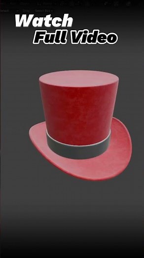 Simple Top hat in Blender Tutorial | Tutorial | blender3d | blender