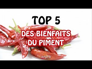 TOP 5 des bienfaits du PIMENT