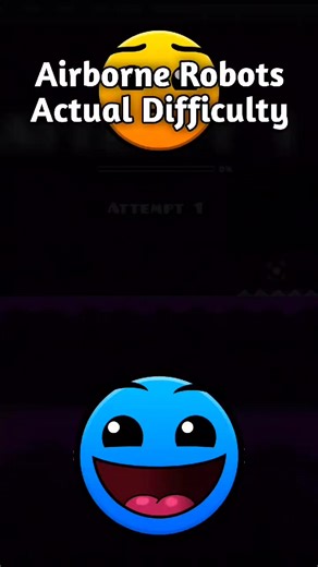 Airborne Robots Challenge in Geometry Dash