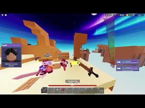 Hacking in roblox bedwars (monkey V6)