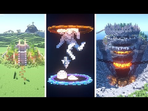 End Portal Minecraft Builds | BASIC vs INTERMEDIATE vs EXPERT