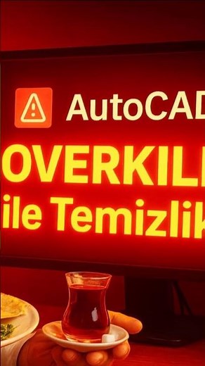 (TR) Duplicate Çizgiler Tek Tıkla Sil! ⚡OVERKILL Komutu Nedir?