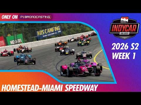 IndyCar Oval Series Tues Night Top Split | 5621 SOF | HOMESTEAD | 2026S2 W1 | iRacing Broadcast