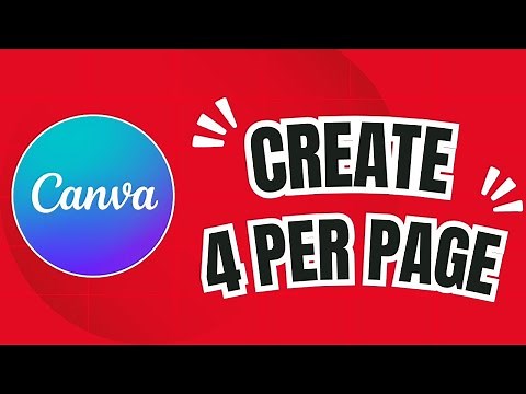 How to Print 4 Per Page in Canva – Quick & Easy Tutorial! 🖨️📄