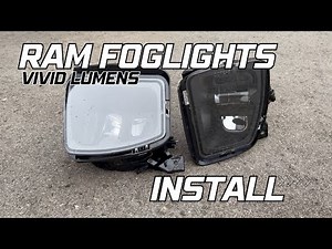 How To Install After Market LED Fog Lights on 2014 Ram 1500