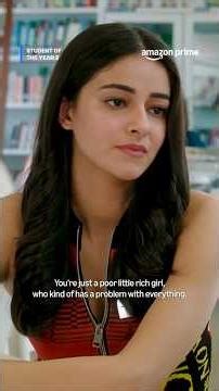 Ananya Panday TAUNTS Tara Sutaria in Student Of The Year 2 #movie #ytshorts #primevideoindia