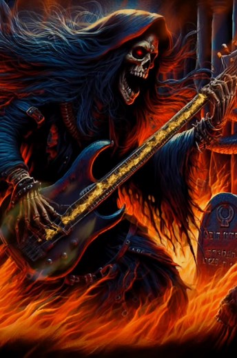 2.3K views · 259 reactions | Black Sabbath, Iron Man Ozzy Osbourne music video Skull grim reaper | Devils Delusions | Facebook