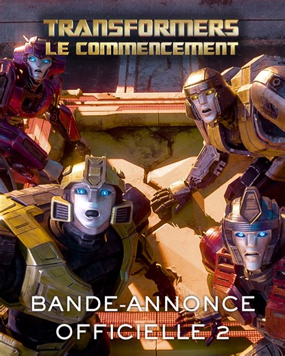 1.8K views · 667 reactions | Conçus comme des frères. Forgés en ennemis. Découvrez comment tout a commencé dans la nouvelle bande-annonce de #TransformersLeCommencement exclusivement au cinéma le 9 octobre. | Paramount Pictures | Facebook