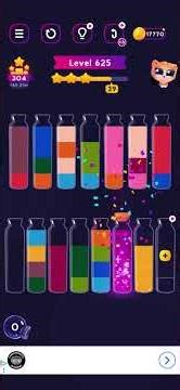 Get Color Level 625 Water Sort Puzzle Solution Walkthrough #watersortpuzzle #getcolor