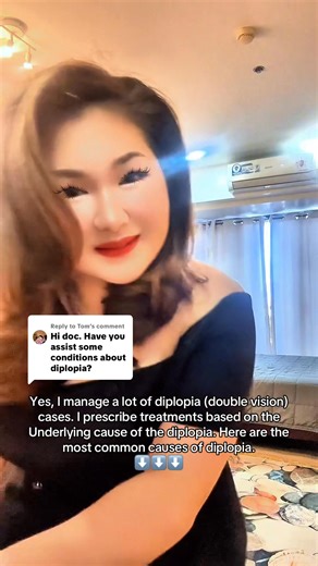👁️ Seeing double isn’t normal—sometimes, it’s your body’s way of warning you about something serious. What seems like a simple eye problem could actually be linked to your nerves, brain, or overall health. Diplopia, or double vision, can be divided into two types: 1. Binocular Diplopia - Double vision only occurs when both eyes are open. 2. Monocular Diplopia - Double vision occurs even when only one eye is open. Here are the common causes of diplopia or double vision: 1. Binocular Diplopia is 