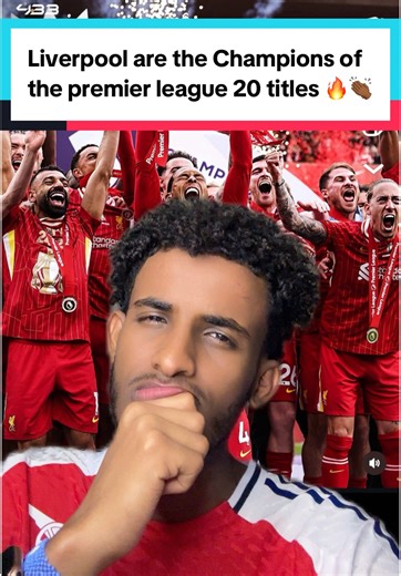 Liverpool Champions of the premier league Hambalyo 20 titles 👏🏾🎉 #liverpool #premierleague #liverpoolsomalifans #fyp #somalitiktok #tikle #tikle🔴⚪️ #cabsicabsiwaaye💎🗼 #tiklesnal