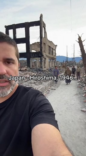 TIME TRAVELERS VLOG - Japan Hiroshima, 1946 #japan #hiroshima #mysteryaiman #timetravel #viraltiktok