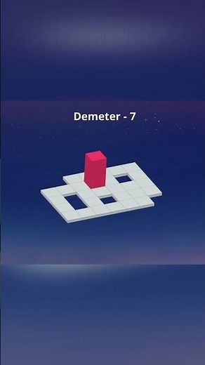 Bloxorz - Block And Hole : Demeter ( Level - 7 ) #shorts
