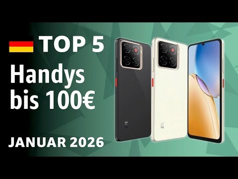 TOP-5: Die besten Handys bis 100€ – Test und Vergleich im Januar 2026!