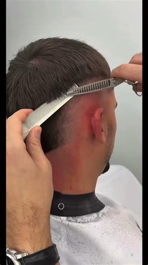 Simple Burst Fade Tutorial 😮‍💨 (Subscribe for more tutorials) #burstfade #tutorial