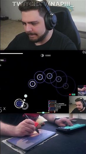 DOUBLE HARD ROCK GOD MODE 😲 #osu #osugame