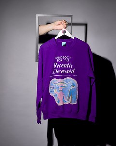 2.6K views · 21 reactions | The ghost with the most is BACK, babe. If you can't decide what you're wearing to the most anticipated sequel of the summer, just say TruffleShuffle, TruffleShuffle, TruffleShuffle. We've summoned some ghoulish new Beetlejuice designs to keep you looking fresh when things get dark and dingy...  Head to the site now to see the full collection coming exclusively to us!  https://bit.ly/TSComingSoon | TruffleShuffle.com | Facebook