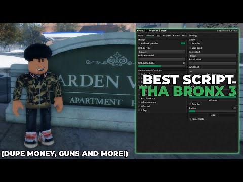 Showcasing The BEST Tha Bronx 3 Script For 2025 *OP* (Money/Gun Dupe) (Aimbot/Esp) (Bypasses Byfron)