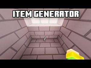 How to make Item Generator - Minecraft Bedrock