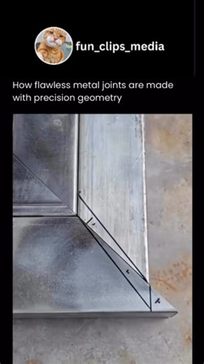 Fun Clips Media on Instagram: "Precision like this in metalworking doesn’t happen by chance—it’s the result of meticulous measurement, expert-level geometry, and perfectly executed welding and grinding techniques. The joint shown here is a great example of angular joint geometry, where each piece has been cut at a precise angle to fit together seamlessly. This type of craftsmanship is common in high-end metal fabrication, where aesthetic quality and structural integrity go hand in hand. Such joi