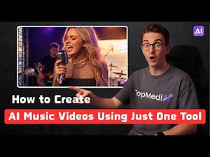 How to Create AI Music Videos Using Just One Tool | Ultimate Guide!#topmediai #generativeai