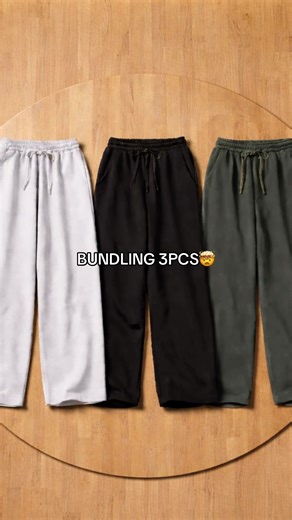 100K DAPAT 3 PCS CELANA BAGGY BAHAN KATUN PREMIUM#3pcs #celanabaggy