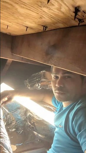 attic crawlspace flex duct installation.