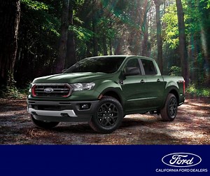 Looking for a #Ford for all seasons? You’ve come to the right place. Whether you’re heading to the slopes of #LakeTahoe, off-roading in the #MojaveDesert or exploring the #MendocinoNationalForest — we’ve got a Ranger to match. The #2022RangerSplash limited-edition colors include Avalanche, Forged Green and Desert Sand. The Snow, Forest and Sand Editions are targeted to be available in the spring, summer and fall of 2022 respectively. Match your Ranger to your #California adventure style. Learn m