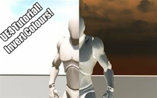 虚幻4:颜色反转