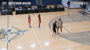 Jefferson Mason breaks down the technique for the heavy step (anchor step) — a nice counter to change direction and shift to get to defender's hip to create an angle for a finish. | Coaching U