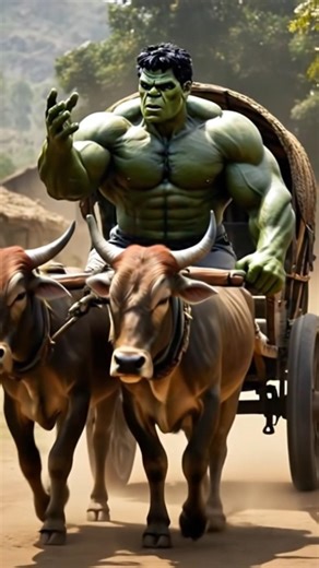 HULK as a Farmer?! 🤯 #Shorts #usa #ytshorts #hulk