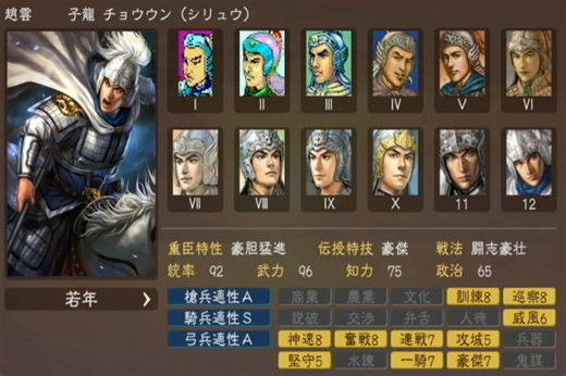 三国志１３　顔グラ　イケメンｖｓブサイク