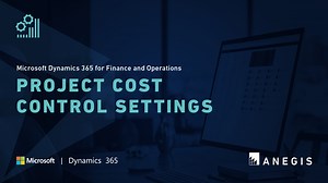 D365 F&O: Project Cost Control Settings