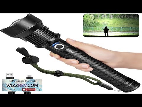 Cinlinso Flashlights High Lumens Rechargeable 990000 Lumens Super Bright Led Flashlight Review