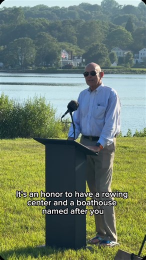 James Dietz | Was incredibly honored to join my dad in Mystic, Connecticut for the groundbreaking of the Jim Dietz Rowing Center and Hart Perry... | Instagram