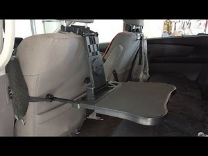 Car Backseat Tray Table, Foldable Tray Seat Back Laptop Desk for Car Travel