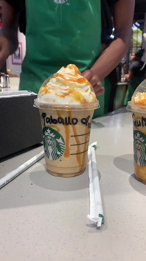 First-Time Starbucks Experience: Caramel Frappe Delight