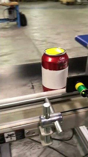 Automated Labeling System with Conveyor Belt