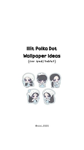 Illit Polka Dot Wallpaper Ideas🍓 #illit #ytshorts #shorts #trending #cute #wallpaper #trendingshorts
