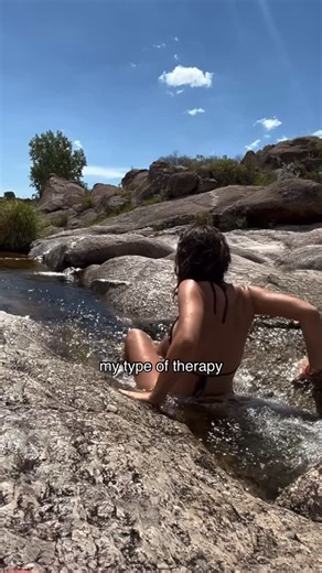 Milena 👋 on Instagram: "Nature provides🌱 There isn’t a problem, thought, or idea in my head that the gurgling, flickering touch of cold, fresh spring water can’t untangle. It’s my go-to remedy for any kind of discomfort…and I swear it’s not always 10k km away 😝 I regularly seek these natural havens everywhere I go..and they exist everywhere."